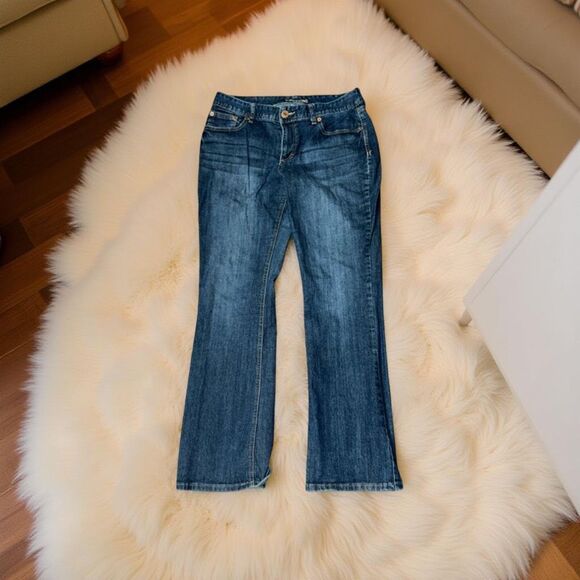 Maurices Mid Rise Bootcut Jeans Size 11/12 Waist 33x29 #220 - Picture 1 of 7